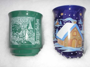 Weihnachtsmarkt-Tassen