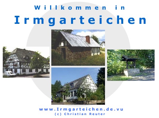 Irmgarteichens Internetseite startet Irmgarteichens Internetseite startet