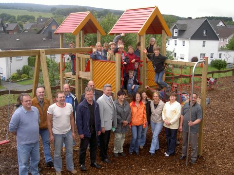 Neuer Kinderspielplatz in Irmgarteichen