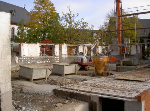 Bauarbeiten am Irmgarteichener Gasthof Ley laufen langsamer als erhofft Bauarbeiten am Irmgarteichener Gasthof Ley laufen langsamer als erhofft