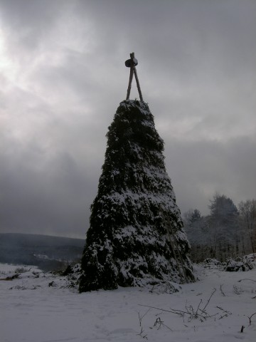 Weiße Ostern: Osterfeuer im Schnee Weiße Ostern: Osterfeuer im Schnee