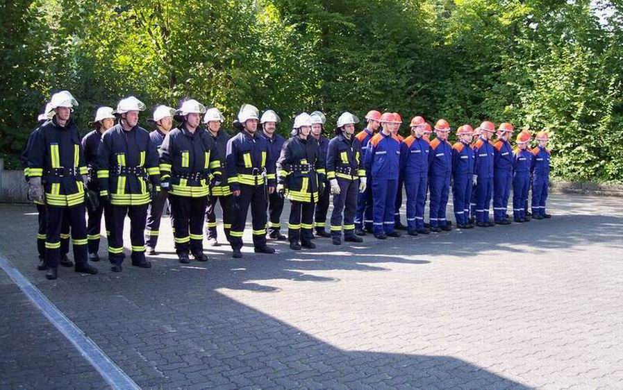 Schlussübung der Feuerwehr Irmgarteichen