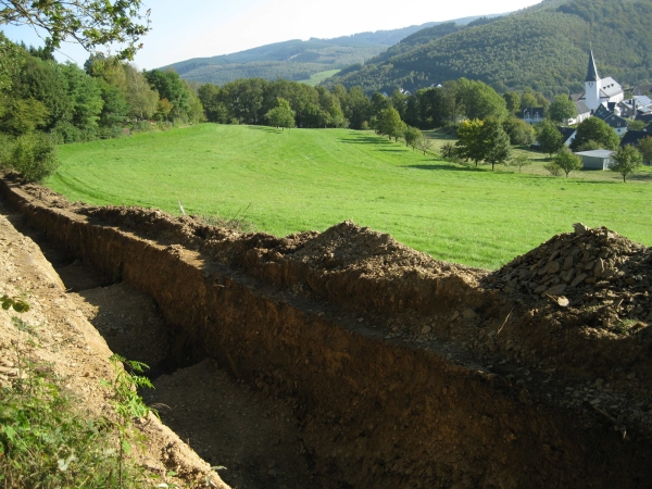 Neue Versorgungsleitungen in Irmgarteichen