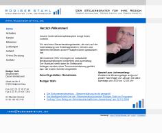 Steuerberater Rüdiger Stahl mit neuer Internetseite Steuerberater Rüdiger Stahl mit neuer Internetseite
