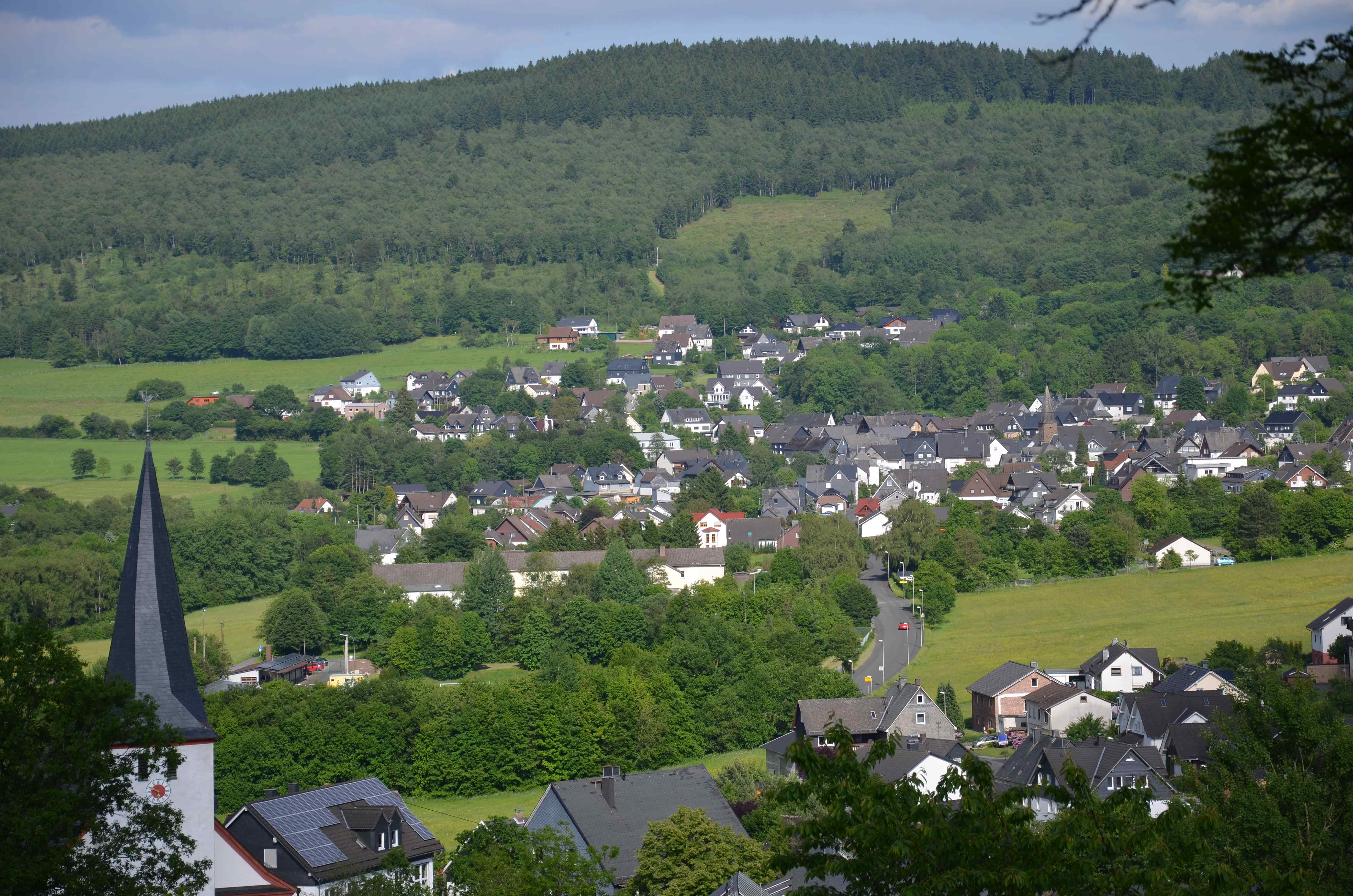 Historische Ansicht von Hainchen