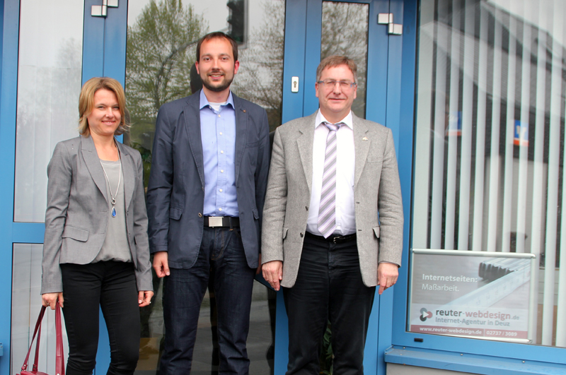 Unternehmensbesuch von Bürgermeister Paul Wagener Unternehmensbesuch von Bürgermeister Paul Wagener