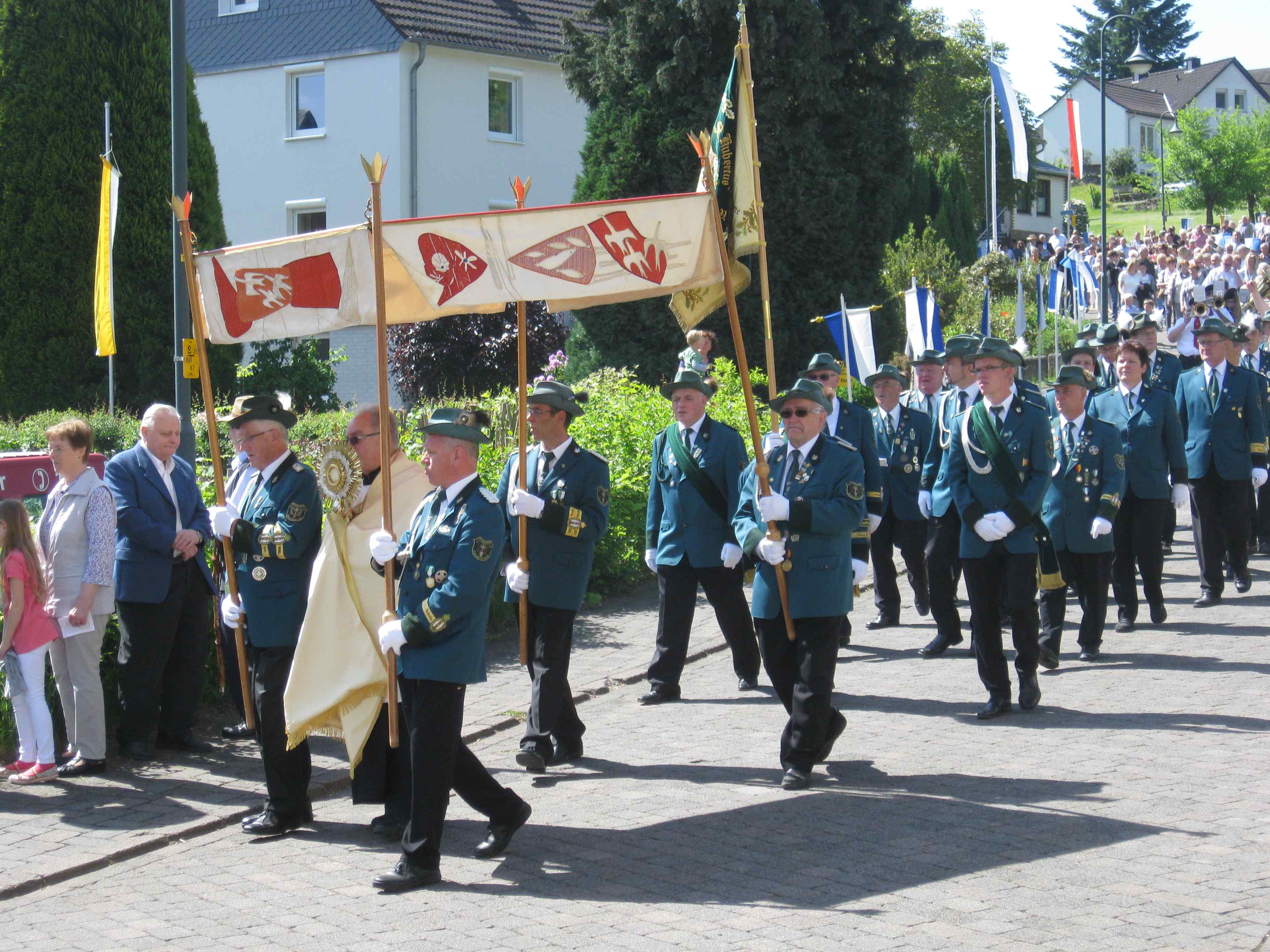 Fronleichnamsprozession in Irmgarteichen