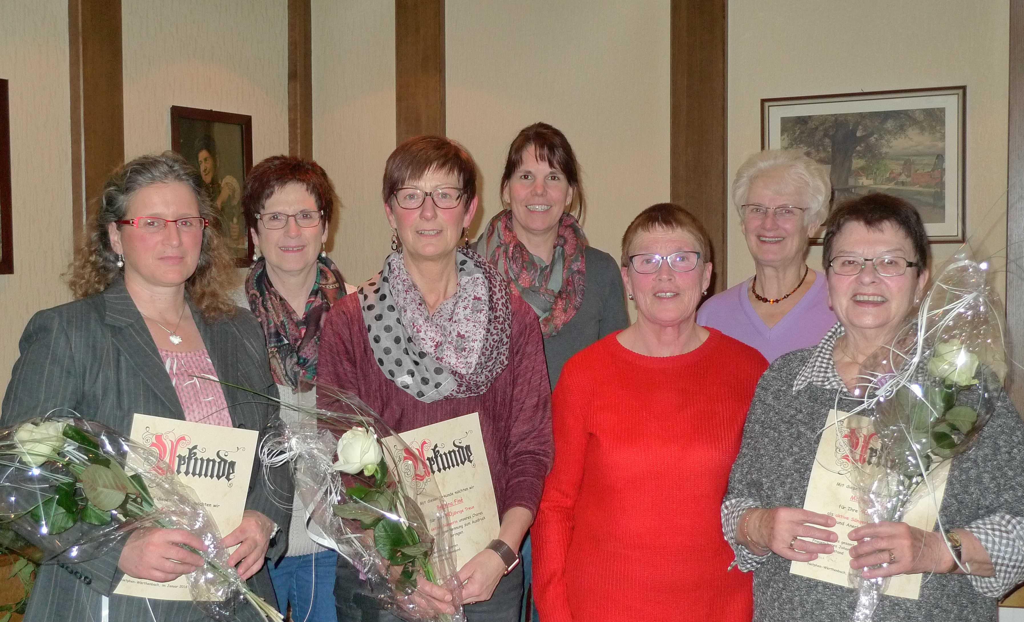 Jahreshauptversammlung des Frauenchores Johannland Jahreshauptversammlung des Frauenchores Johannland