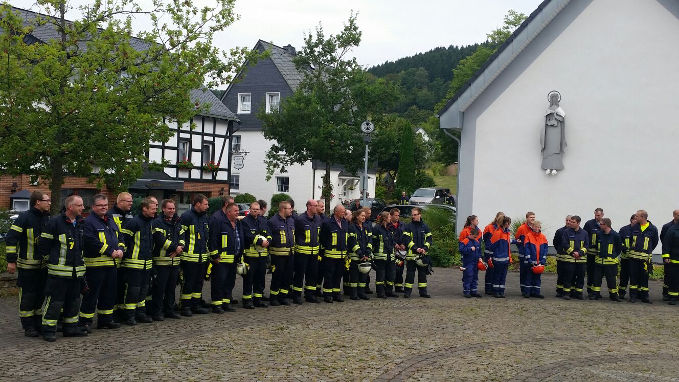 Jahresabschlussübung – Verabschiedung von Georg Dombaj