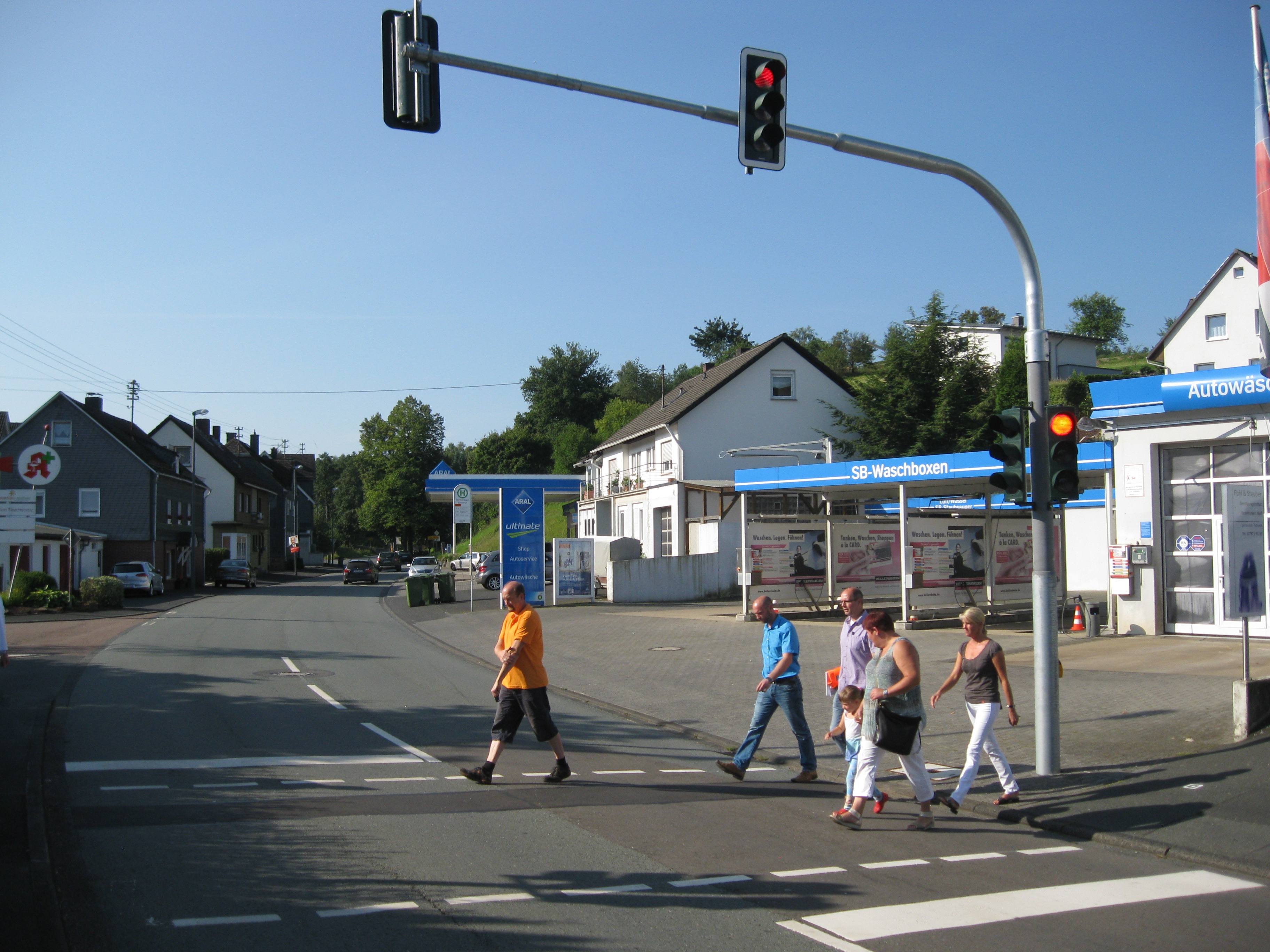 Signalanlage pünktlich zum Schulbeginn