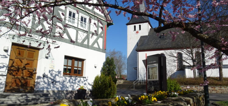 Blüten am Dorfgasthaus