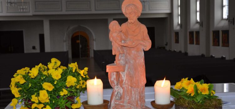 Hl. Josef – Schutzpatron der Irmgarteichener: Die Festmesse zum Patronatsfest ist am Samstag 21. März in der Pfarrkirche