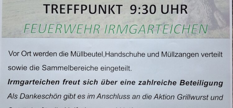 Gemeinsam für unsere Umwelt in Irmgarteichen